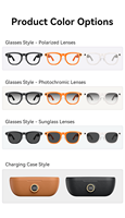 Nouvelles lunettes intelligentes X01 Ultra avec caméra, enregistrement vidéo anti-tremblement, affichage LED de la batterie, étui de charge, lunettes IA ChatGPT