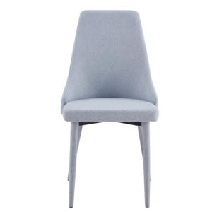 Contemporary Metal Dining <b>Chairs</b> Upholstered Mid Century Modern Armless Faux <b>Leather</b> Accent <b>Chairs</b> <b>for</b> Dining <b>Room</b> and Kitchen - Product Image 4