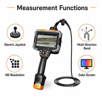 Endoscope industriel |   Articulation électrique |   Écran tactile HD 5,7 pouces 1080P 2MP |   Détection automatique des défauts |   360 ° /210 ° |   IP67