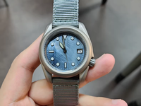 Montre homme haut de gamme personnalisée 2026, alliage de titane, nacre, cristal saphir, 40 mm, aiguille, étanche, automatique NH35