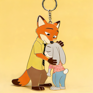 Porte-clés personnalisés en gros, porte-clés en métal de dessin animé, porte-clés en émail doux comme accessoires - Product Image 2