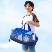 Sac de voyage en toile à motif de licorne de dessin animé très vendu, adorable sac de rangement de voyage en 3D pour enfants
