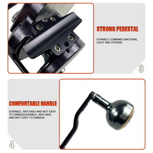 Tam Metal Deniz Teknesi Jigging Balıkçılık Makarası 6.2:1 Tuna Overhead Konvansiyonel Tuzlu Su Makarası Güçlü Kolu Yavaş Pitch Jigging Makarası - Product Image 4