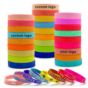 Pulseras de Silicona Ecológicas con Logotipo Personalizado al por Mayor, para Regalos Promocionales y Eventos - Product Image 1