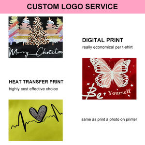 Camiseta de Algodón Transpirable de Diseño Personalizado Ecológico para Mujer, de Alta Calidad, Informal, <span class=keywords><strong>Antiarrugas</strong></span>, de Secado Rápido, con Parches de Logotipo - Product Image 6