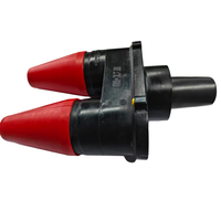 High Conductivity Pure Copper Threaded Stud 200A Loadbreak Insert for Low - Loss Pad - Mounted Transformer Operations