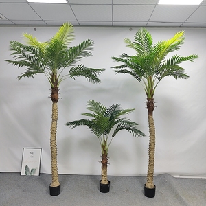 Palmeras Artificiales Tropicales de Areca con Macetas de Plástico y Seda, Plantas de Interior Ligeras y Ecológicas para Decoración de Hoteles y Parques - Product Image 5
