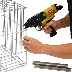 Clavadora Neumática Industrial SC7C Anti-encastre C24 para Clavos de Corona, <span class=keywords><strong>Grapadora</strong></span> de <span class=keywords><strong>Malla</strong></span> Metálica Tipo C, Alicates para Anillos C - Product Image 3