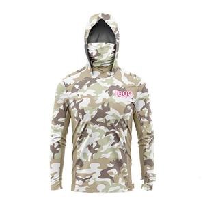 RTS UPF 50+ Visshirt met capuchon voor heren en dames, ademend, vochtregulerend, lange mouwen, geschikt voor vissen en wandelen - Product Image 4