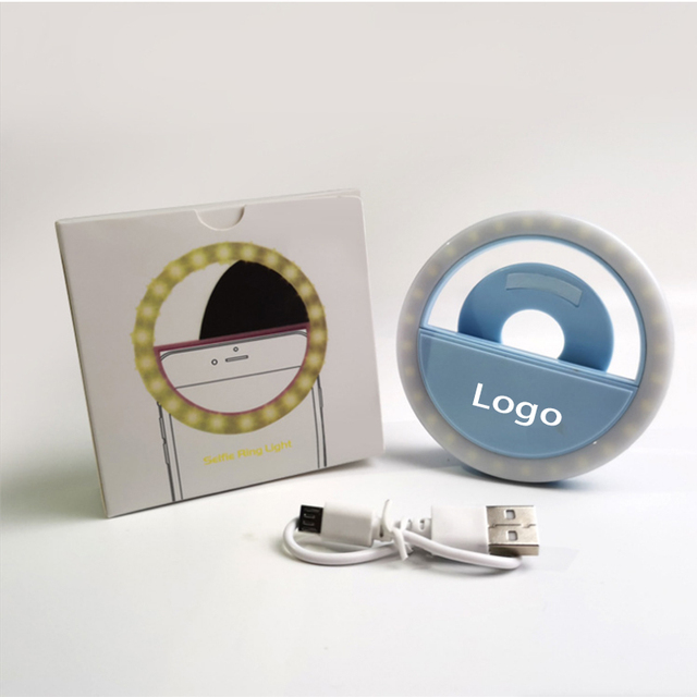 High Quality for Mobile Phone Selfie Led Ring Fill Light Portable Ring Rechargeable Selfie Light