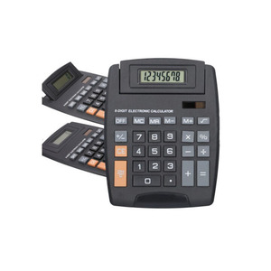 9706 Calculator 8 Digit Flip Top Large Buttons Battery Powered Office Home Use - Product Image 1