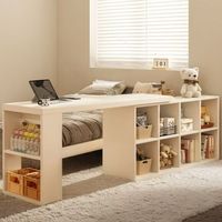 Bureau d'angle en bois blanc en forme de L, moderne, gain de place, écologique, avec tiroir et rangement ouvert, facile à assembler pour les bureaux à domicile et les chambres.