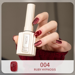 Vernis Gel UV <span class=keywords><strong>Effet</strong></span> Œil de Chat 12ml Formule 3-en-1 Base Gelée Top Coat Sans Formaldéhyde 2 OZ Pour DIY à Domicile et Cadeaux |   Sugar Cat - Product Image 2