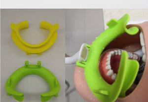 Apribocca dentale tipo C supporto intraorale resistente ad alta temperatura scelta due colori Multi-uso igiene orale occlusale - Product Image 4