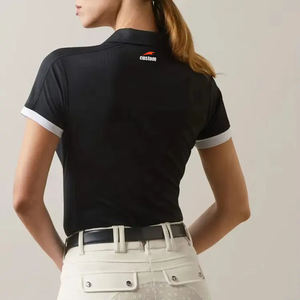 Vêtements de <span class=keywords><strong>golf</strong></span> personnalisés pour femmes, t-shirt polo à manches courtes, respirant, séchage rapide, polo de <span class=keywords><strong>golf</strong></span> pour femmes, polo de sport pour femmes - Product Image 3