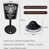 Autocollants lumineux EL personnalisés RICHSHINING pour la décoration des bars, des KTV et des fêtes