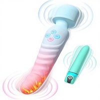 Vibromasseur G-Spot et stimulateur clitoridien, ensemble de 7 modes de vibration, étanche, chauffant, pour femmes et couples - Jouet sexuel pour adultes