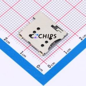 XDSM-1020-0942B SIM Card Connector SMD Connector Self-Return Type Micro SIM Card 1.3mm - Product Image 1