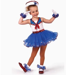Vestido de Ballet marinero para niñas, leotardo de baile para niños, ropa de actuación para adultos, vestido de traje de baile para fiesta de escenario - Product Image 1