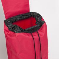 Vente en gros de sacs à roulettes d'épicerie recyclés de grande taille roses espagne chariot de courses personnalisé