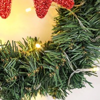 Guirlande lumineuse de Noël à LED, indice de protection IP65, 30 cm/40 cm, PVC, Ra80, dimmable, simulation lumineuse, décorations pour la maison/les vitrines