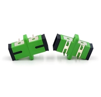 Adapter Fiber Optic SC APC Simplex FTTH Quick Assembly Connector Fiber Coupler