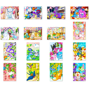 PY <span class=keywords><strong>Poki</strong></span> Tarjetas 3D Grabadas Edición Limitada, Suministros para Caja Sorpresa, Juego de Cartas, Tarjetas Decorativas de Anime Kawaii, Tarjetas para Máquina Expendedora, Booster - Product Image 5