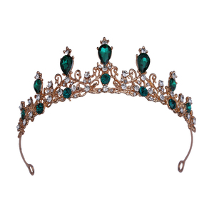 Precio barato Boda nupcial accesorios para el cabello real barroco princesa Metal cristal Rhinestone Tiara cumpleaños niña Corona al por mayor - Product Image 4