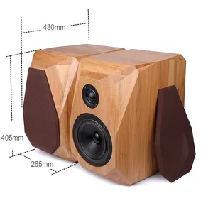 Altavoces de estantería pasivos AVplay A65 de 65 pulgadas, caja de madera maciza, par de alta fidelidad para audiófilos, <span class=keywords><strong>crossover</strong></span> de audio bidireccional, impedancia de 6-8 ohmios - Product Image 3