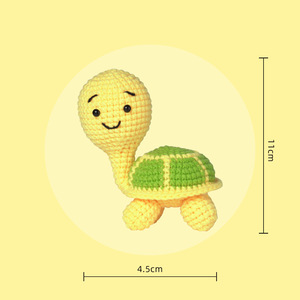 Low Moq Cute Animal DIY Handmade Tortoise Wobbles Crochet Tricot <b>Knitting</b> <b>Kit</b> <b>for</b> <b>Beginners</b> - Product Image 4