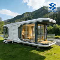Haute qualité Durable préfabriqué conteneur maison Portable modulaire en acier espace Capsule pour Villa boutique salle de bain Camping hôtel usage domestique