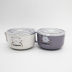 Bán buôn 2023 Hộp Ăn Trưa đặt thép không gỉ Hộp Ăn Trưa với nắp cho trẻ em trẻ em tùy chỉnh với logo - Product Image 2