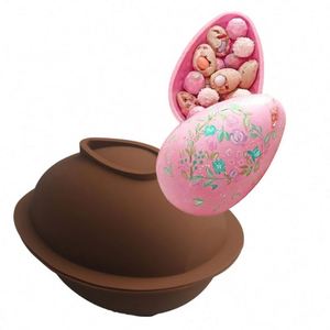 New Arrivals Easter Egg <b>Silicone</b> Chocolate Moulds Mousse Pastry <b>Baking</b> Cake Tools Easter Egg Cake Mold - Product Image 3