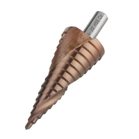 M35 Cobalt 5% Foret étagé 4-12/4-20/4-32mm Triangle Shank HSS-Co Spiral Flûte Métal Foret Trou Cutter Pour Acier Inoxydable