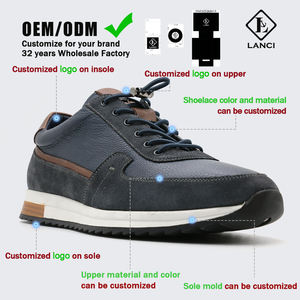 LANCI Fabricante OEM, <span class=keywords><strong>Zapatos</strong></span> <span class=keywords><strong>de</strong></span> Gamuza Suave y Transpirable para Hombre, Diseño Personalizado, <span class=keywords><strong>Zapatos</strong></span> <span class=keywords><strong>de</strong></span> Lujo <span class=keywords><strong>de</strong></span> Alta Calidad - Product Image 6