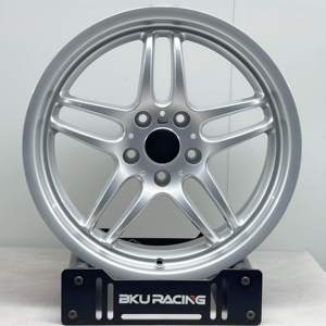 Rines Forjados Bku 5x120 de 18, 19 y 20 Pulgadas, Plateados, Paralelos, de Aleación, para Carreras, para BMW M3 M4 M5 G80 F80 E90 E92 E93 E46 E39 - Product Image 4