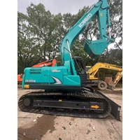 Excavatrice sur chenilles Kobelco SK140 d'occasion du Japon, pelle hydraulique d'occasion Kobelco SK140 pour projets de terrassement