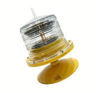 Lumière de bordure de piste solaire LED GS-JC/PB, lumière blanche/blanc-jaune à 360 degrés pour aéroport, hélicoptèreport