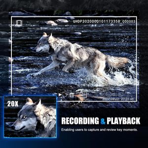 กล้องส่องกลางคืนดิจิตอล GOYOJO GS515 ซูม 5-20 เท่า ภาพคมชัดระดับ HD สำหรับกลางวันและกลางคืน ความละเอียด 2560x1920 สำหรับการล่าสัตว์และการเฝ้าระวัง - Product Image 5