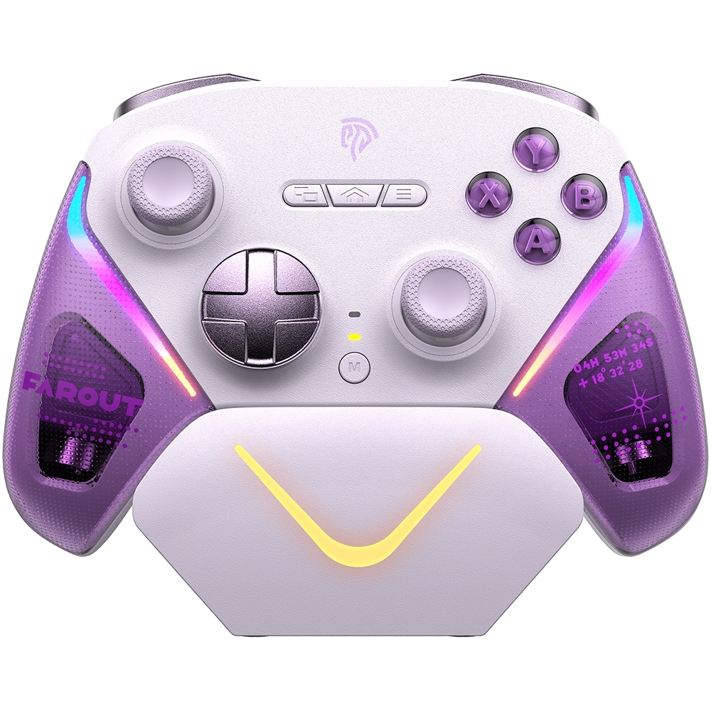 D10 Wireless Gamepad <strong>TMR</strong> Stick Joystick <strong>Controller</strong> Compatible with PC/NS/TV/Phone/Steam, 1000Hz Polling Rate