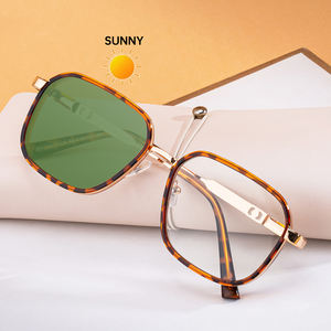 Occhiali da <span class=keywords><strong>Sole</strong></span> Partagas per Uomo, Design Personalizzato, Lenti Fotocromatiche Quadrate, Protezione Anti Luce Blu e UV400 - Product Image 4