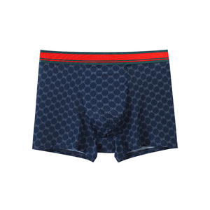 Men's Ice Silk Knitted Adult Briefs Breathable Non-marking Mid-Rise Comfort <b>Boxer</b> Briefs - Product Image 2