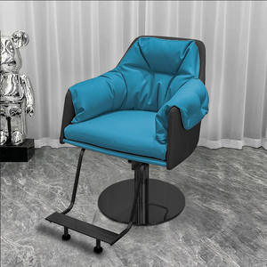 Sillas de Barbería Reclinables con Bomba Hidráulica, Sillas de Peluquería y Estilismo, Sillas de Barbería de Cuero Blanco Suave para Salón de Belleza, Gran Oferta - Product Image 5