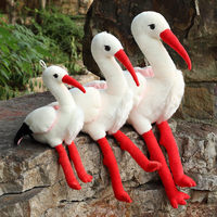 Peluche oiseau réaliste en peluche 25/35/35cm, nouveau, cigogne, pélican, vautour, aigle