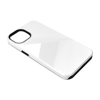 Nouvelle coque de téléphone portable double personnalisable TuoLi, anti-chute, résistante aux chocs, impression UV 3D, pour sublimation
