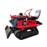 Tracteur à chenilles 25HP 35HP à commande manuelle, cultivateur pour rizières et terres agricoles, directement de l'usine