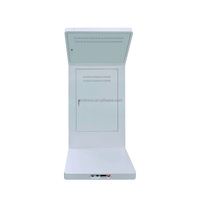 Kiosque tactile d'intérieur 27/32/43 pouces Windows/Android Lecteur de carte NFC Caméra HD Reconnaissance faciale SDK Publicité en libre-service
