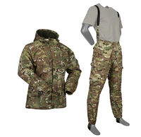 Combinaison GORKA en polaire camouflage DFG01 pour l'extérieur, hiver, chaude, épaisse, résistante, imperméable, pour homme, personnalisable et en stock.