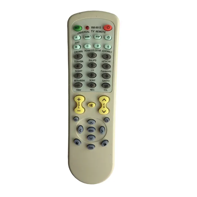 Remote kontrol TV plastik, Remote kontrol TV ABS UNTUK LCD LED pintar IR dengan jarak kontrol 10m untuk STB