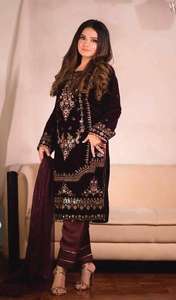 Traje de diseñador de bordado étnico para mujer Salwar Kurti Dupatta para bodas y eventos en algodón indio última moda 2023 - Product Image 6